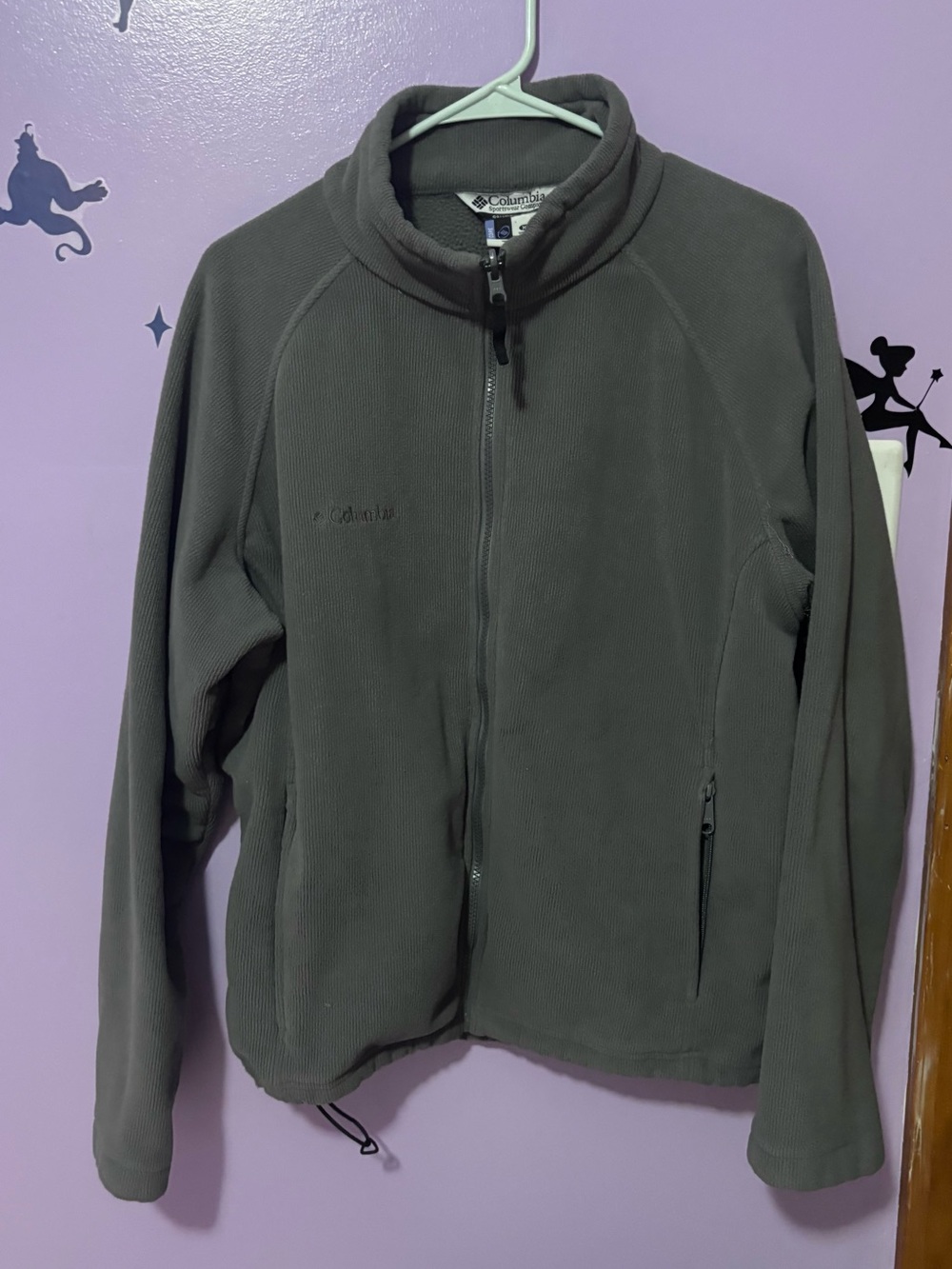 Columbia Full-Zip Polar Fleece Jacket - Gray